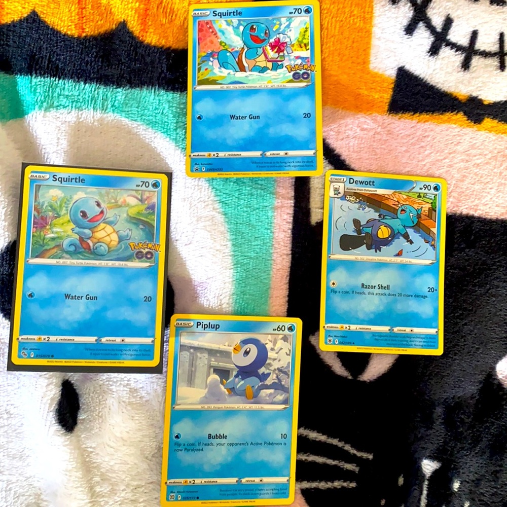 Pokémon water. Buy 1 listing get 1 holo card free